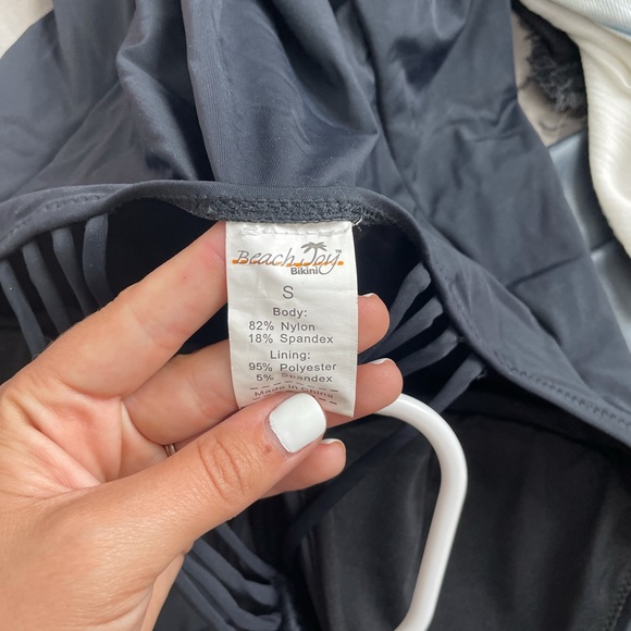 Black One Piece Swimsuit - Picture 3 of 3